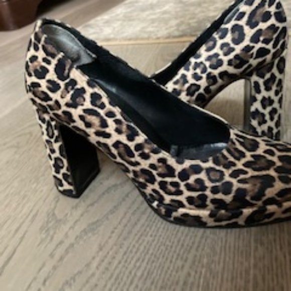 Brown's Couture Leopard Pumps size 37 - Picture 3 of 4
